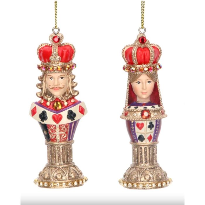 Gisela Graham King & Queen Chess Piece set
